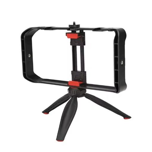 JMARY MT-33 Phone Stand Tripod ABS Video Recording Vlog Mobile Phone Rig - 1