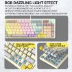 T-WOLF T50 97-keys RGB Mechanical Keyboard White B - 6