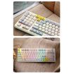 T-WOLF T50 97-keys RGB Mechanical Keyboard White B - 7