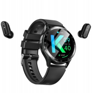 X10 Headphones Smart Watch 1.39" Waterproof Bracelet - Black - 1