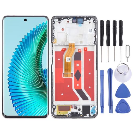 For Honor Magic6 Lite LCD Screen Digitizer Assembly with Frame - Gold - 1