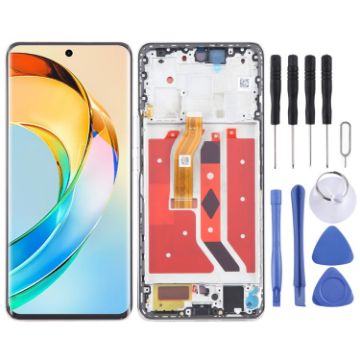 For Honor X9b LCD Screen Digitizer Assembly with Frame (Gold) - 1