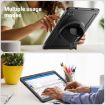 Samsung Galaxy Tab A9+ Hand Grip Turntable Stand Tablet Case - 4