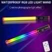 JMARY FM-128RGB Handheld LED Fill Light - Waterproof RGB Light Stick - 2