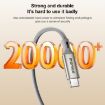 MOMAX DC31 1m USB-C to USB-C 100W Braided Cable - Titanium Color - 9