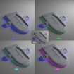 DOBE Multifunctional Charging Base for PS5 Slim Console with RGB Light - 6
