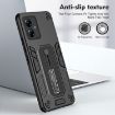 Motorola Moto G14 Brave Armor Finger Loop Holder Case - Black - 2