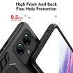Motorola Moto G14 Brave Armor Finger Loop Holder Case - Black - 4