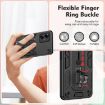 Motorola Moto G14 Brave Armor Finger Loop Holder Case - Black - 5