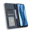 TCL 40 XE 5G/40 NxtPaper 5G Blue Leather Phone Case - 4