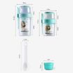 Salad Meal Shaker Cup Portable Fruit and Vegetable Container Blue - 8