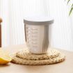 600ml Fruit and Veggie Snack Cup with Lid and Fork - White - 1
