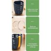 600ml Fruit and Veggie Snack Cup with Lid and Fork - Green - 9