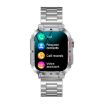 K57 Pro 1.96 Inch Bluetooth Smart Watch, Silver - Waterproof & Weather Display - 1