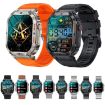 K57 Pro 1.96 Inch Bluetooth Smart Watch, Black Three-beads - 2