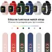 Apple Watch Series 3 38mm Black Silicone Band - Luminous & Colorful - 6