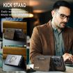 OnePlus 12 DG.MING M2 Series 3-Fold Multi Card Bag + Magnetic Phone Case - 8