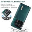 OnePlus 12 DG.MING M1 Series Wallet Case - Green - 7