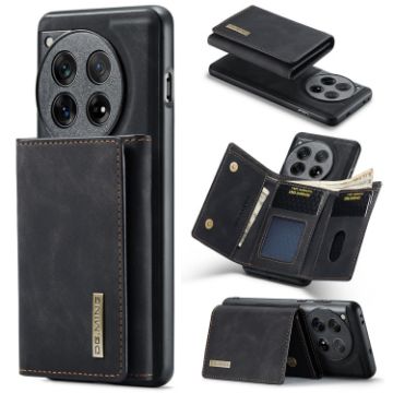 OnePlus 12 DG.MING M1 Series Wallet Case - Black - 1