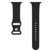 Apple Watch SE 2023 40mm Rose Silicone Band - Black - 2
