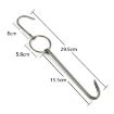Stainless Steel Duck Cooker Hanger Outdoor Barbecue Hanging Hook Stand - 2