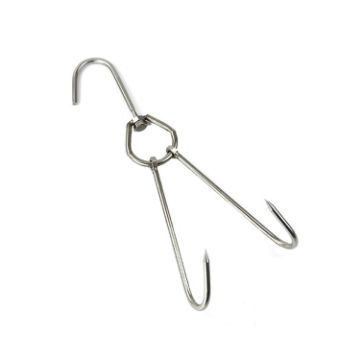 Stainless Steel Duck Cooker Hanger Outdoor Barbecue Hook Stand - 1