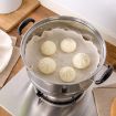 10pcs 28cm Non-stick Steamer Cloth Buns Cotton Gauze Matting Cloth - 8