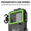 Diving Shell Gen2 Upgrade IP68 Waterproof Phone Case - Black Green - 3