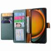 Samsung Galaxy Xcover 7 Green Leather Phone Case with Zipper Lanyard - 3