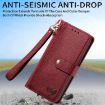 Samsung Galaxy Xcover 7 Green Leather Phone Case with Zipper Lanyard - 5