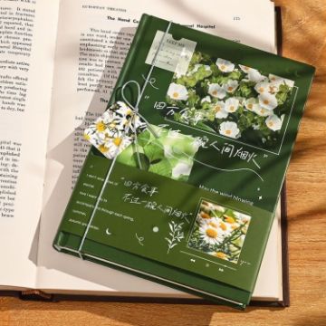 Horizontal Line Inside Notebook Student Handbook - Evening Breeze - 1