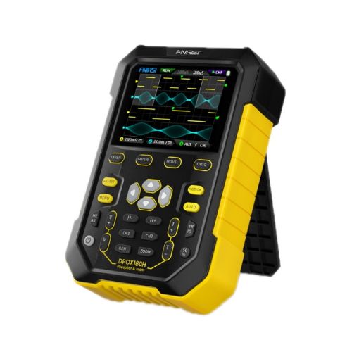 FNIRSI 2 In 1 Handheld Oscilloscope, US Plug (Yellow) - 1