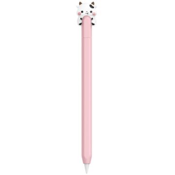 Picture of For Apple Pencil 3 USB-C AhaStyle PT129-3 Stylus Cover Silicone Cartoon Protective Case, Style: Pink Cow