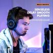 A8 Gaming Wireless Headset Stereo Over Ear Headphone (Black) - 7