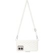 Motorola Moto G53/G23/G13 Rhombic Texture Flip Leather Phone Case - White - 3