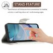 Motorola Moto G53/G23/G13 Rhombic Texture Flip Leather Phone Case - White - 4