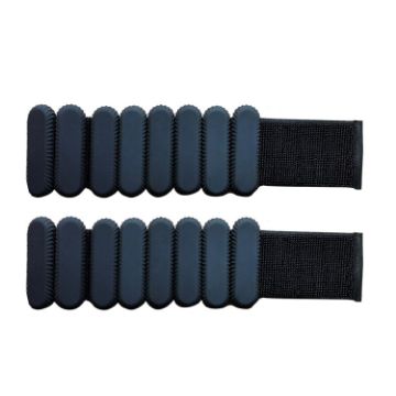 Adjustable Silicone Weight-bearing Bracelet - 1000g (Black) - 1