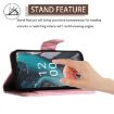 Nokia C22 Rhombic Texture Flip Leather Phone Case - Pink - 4