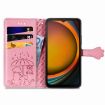 Samsung Galaxy Xcover 7 Cat and Dog Embossed Leather Phone Case - Pink - 3
