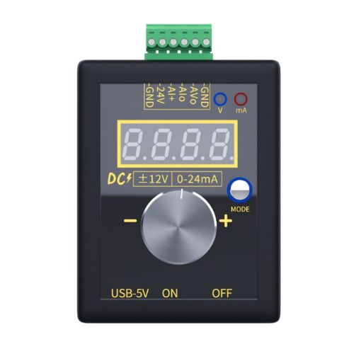 FNIRSI Handheld Voltage Current Signal Generator - 0-12V/0-4-24mA - 1