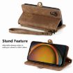 Samsung Galaxy Xcover 7 Geometric Zipper Wallet Leather Phone Case - 4