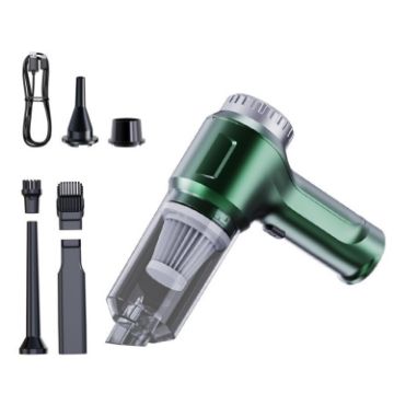 SUITU ST-6651 Car Vacuum Cleaner (Green) - 1