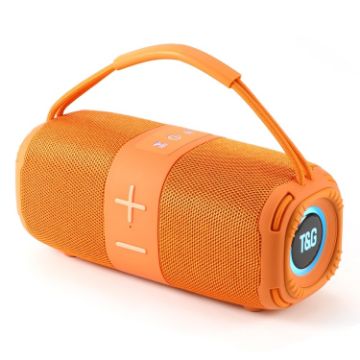 T&G TG-668 Wireless Bluetooth Speaker Portable TWS Subwoofer (Orange) - 1