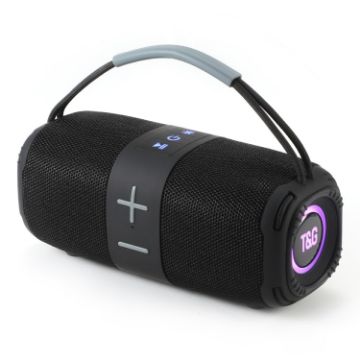 T&G TG-668 Wireless Bluetooth Speaker Portable TWS Subwoofer (Black) - 1