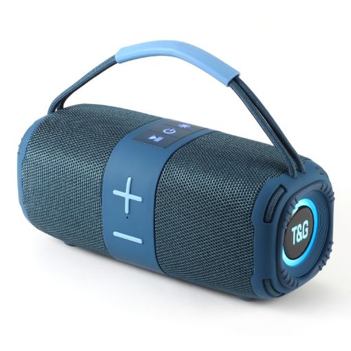 T&G TG-668 Wireless Bluetooth Speaker Portable TWS Subwoofer Blue - 1