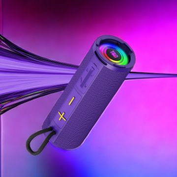 T&G TG-421 RGB BT Outdoor Waterproof Speakers Purple - 1
