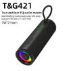 T&G TG-421 RGB BT Outdoor Waterproof Speakers Purple - 2