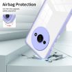 Xiaomi Redmi A3 3 in 1 Clear TPU Color PC Frame Phone Case - Purple - 6