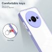Xiaomi Redmi A3 3 in 1 Clear TPU Color PC Frame Phone Case - Purple - 7