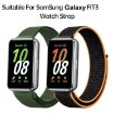Samsung Galaxy Fit 3 Woven Nylon Loop Watch Band - Pinkish - 4